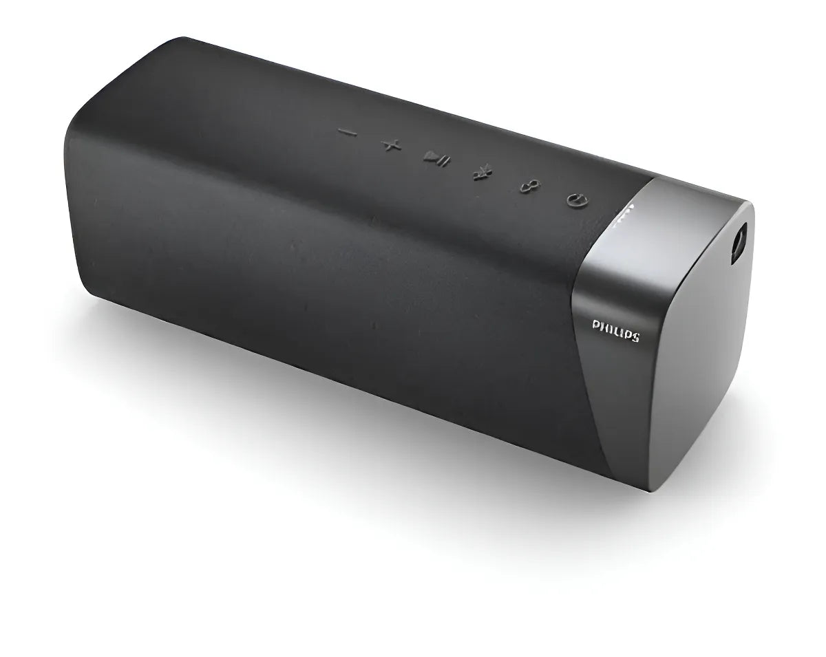 Bocina Philips Tas7505/00 Portátil Con Bluetooth Carga Celulares Color Gris
