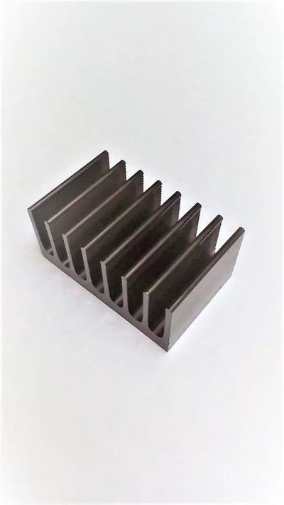 Disipador De Calor Acanalado, Aluminio Diversas Aplicaciones