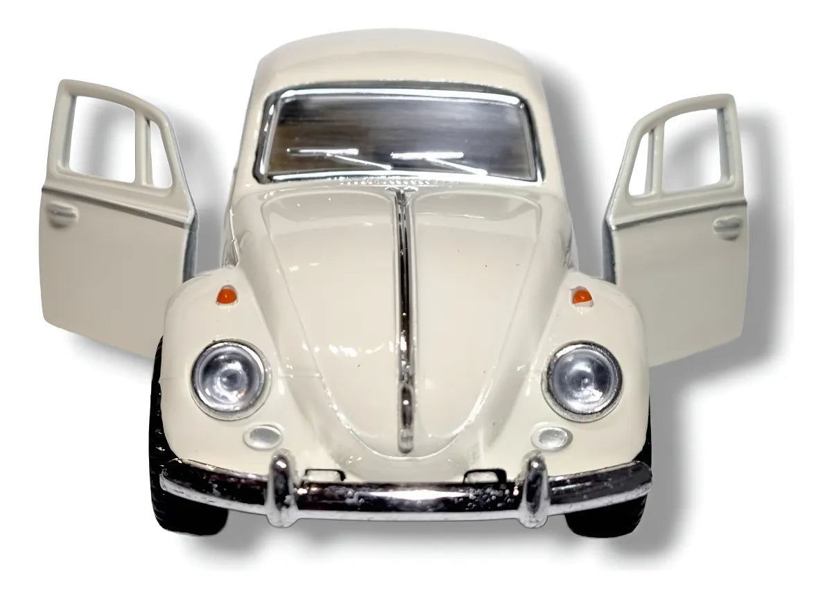 Volkswagen Beetle Beige 1967 KT5057d 75 en miniatura de metal