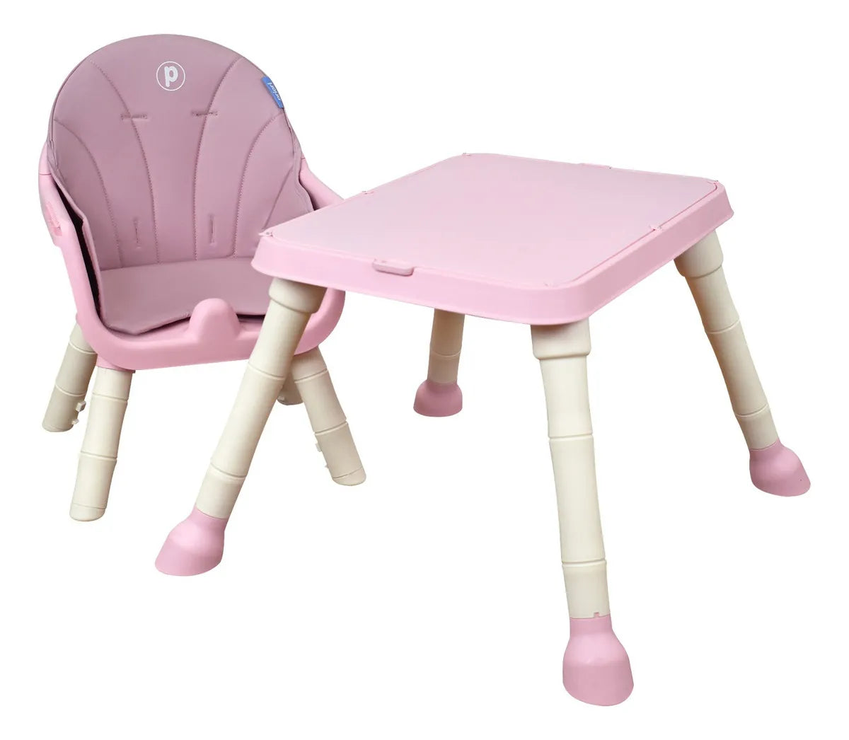 Comedor Bebe 3en1 Golden Rosado Priori Color Rosa Rosa