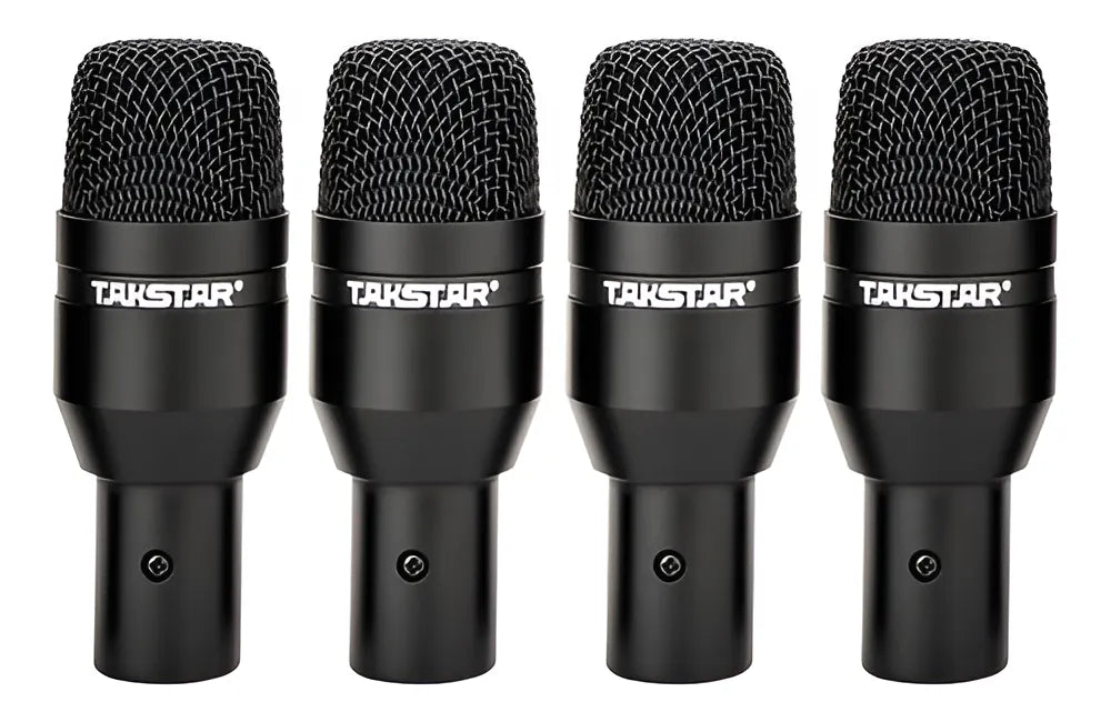 Kit de micrófono con batería Takstar Dmsd7 con funda superior, color negro