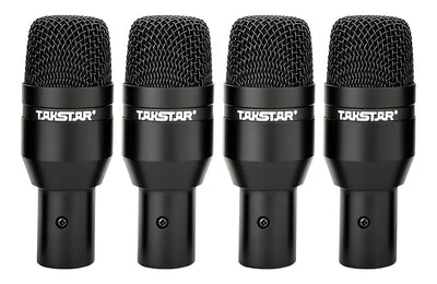 Kit de micrófono con batería Takstar Dmsd7 con funda superior, color negro