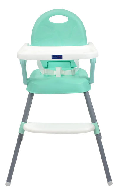 Silla Comedor Bebe 3en1 Happy Baby Azul Cp7000