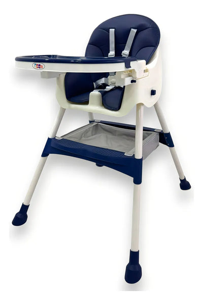 Silla De Comer 3 En 1 Kidshop Cy006 Plegable Azul