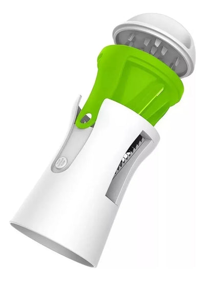 Rebanador Verduras 3 En 1 Rallador Cortador Rebanador Blanco Con Verde