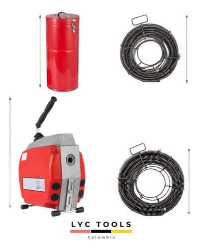 Sonda Electrica K60-p Sonda Destapa Cañerias 3/4 A 10