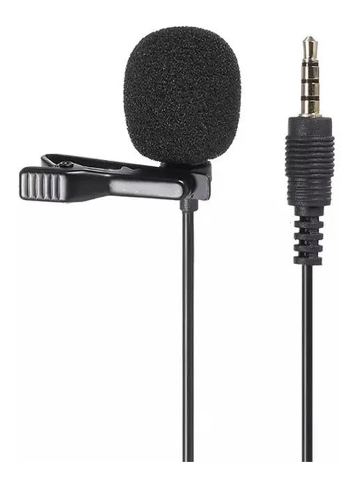Microfono Corbata Jack 3.5 Clip Grabar Audios Videos Celular