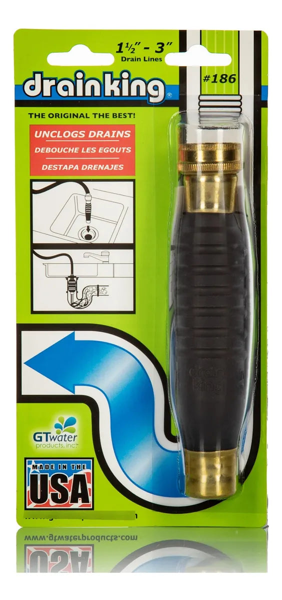 Desatascador De Desagües G.t. 186 Centímetros