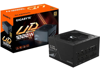 Fuente De Poder Pc 1000w Gamer Gigabyte Ud1000gm 80 Plus Gold Modular Gp-Ud1000gm Color Negro