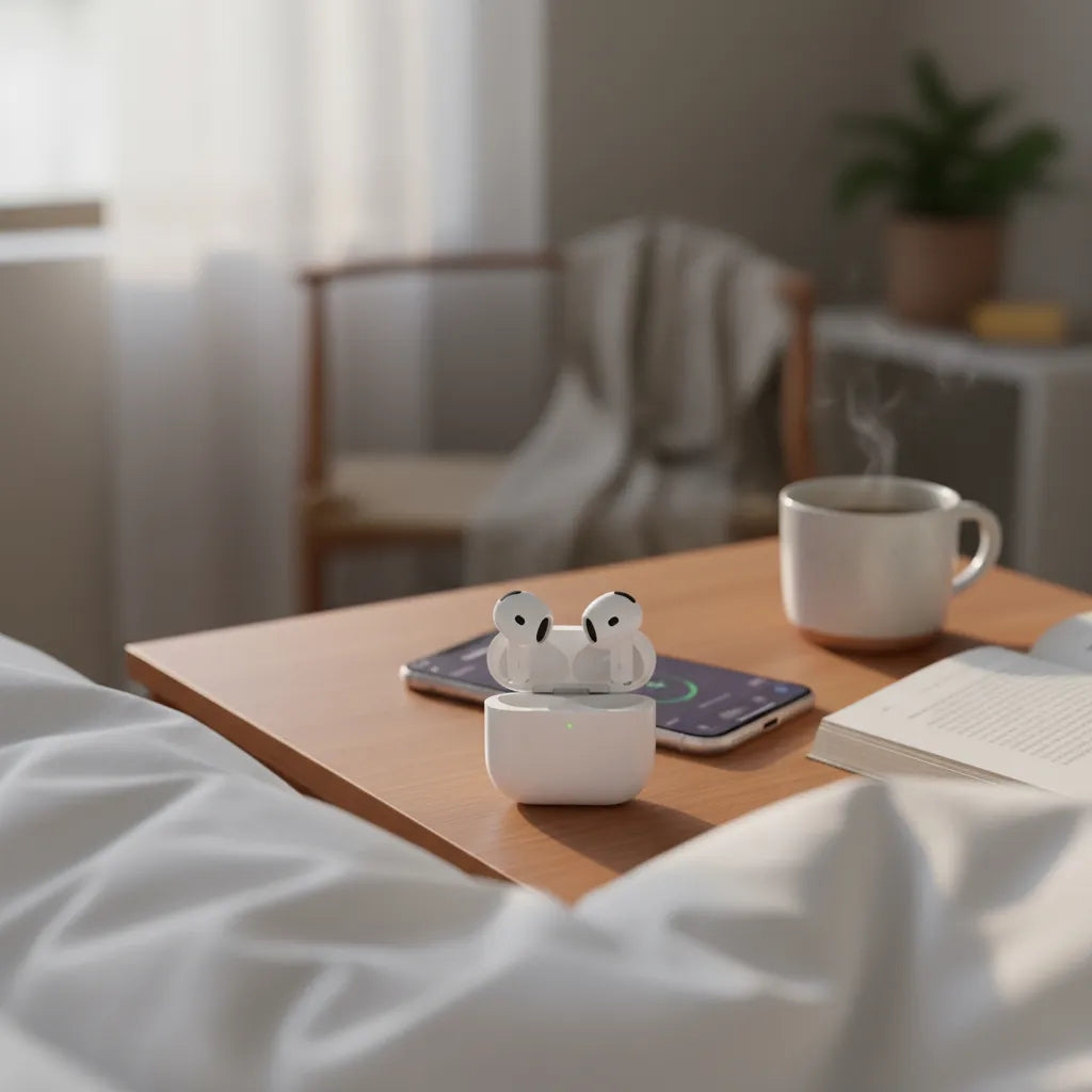 Audífonos Bluetooth 4 Gen Compatible Con Android Y Iphone Blanco