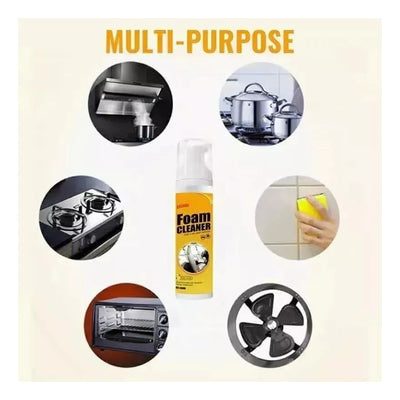 Limpiador Espuma Multiusos Vehiculo Carro Hogar Desengrasant