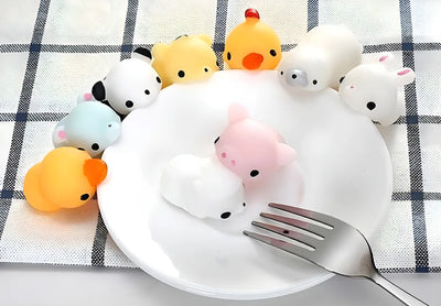 10 unidades de compresión antiestrés Squish Squishy Pets