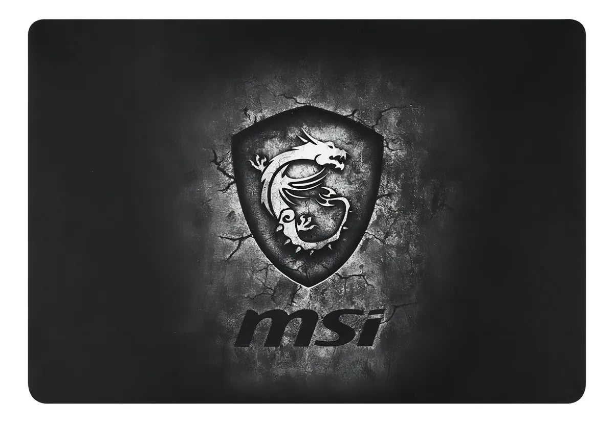 Mouse Pad gamer MSI Agility GD20 de goma 22cm x 32cm x 5mm negro