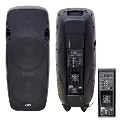 Parlante Bafle Sonido Tecnologia Tws Bluetooth Ruedas Fm Sd Diseño 1