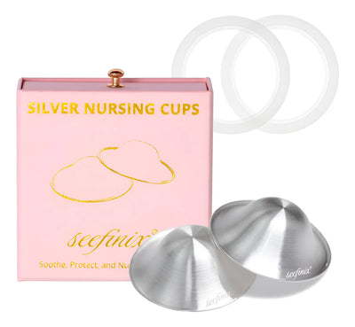 Tazas De Lactancia Con Plata Pura
