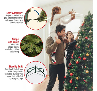 Árbol De Navidad Artificial 7.5 Pies Ultra Realista