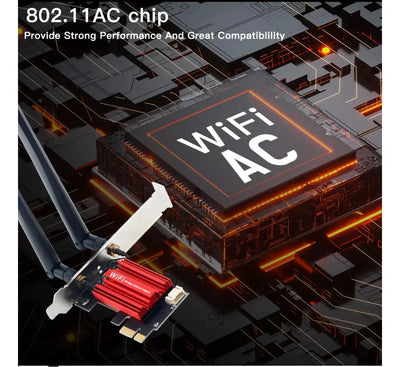 Placa Wifi Doble Banda Fv-ac1200 2.4/5 Ghz 1200 Mb/s Blueto
