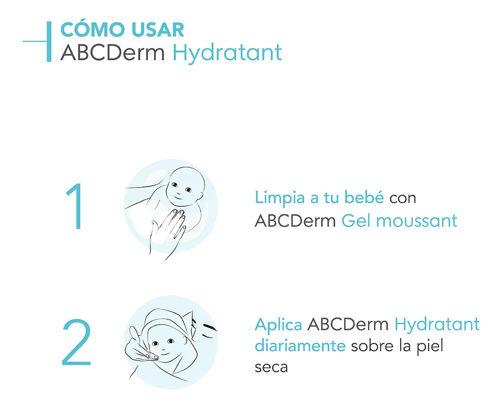 Crema Abcderm Hydratante 500ml Bebes Y Niños Bioderma