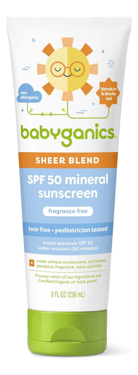 Babyganics Locion De Proteccion Solar Mineral Spf 50, Mezcla