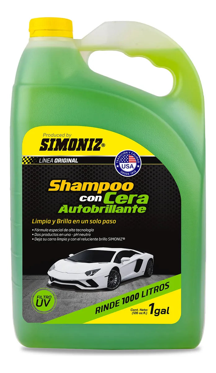 Shampoo Simoniz Con Cera Autobrillante 1gl