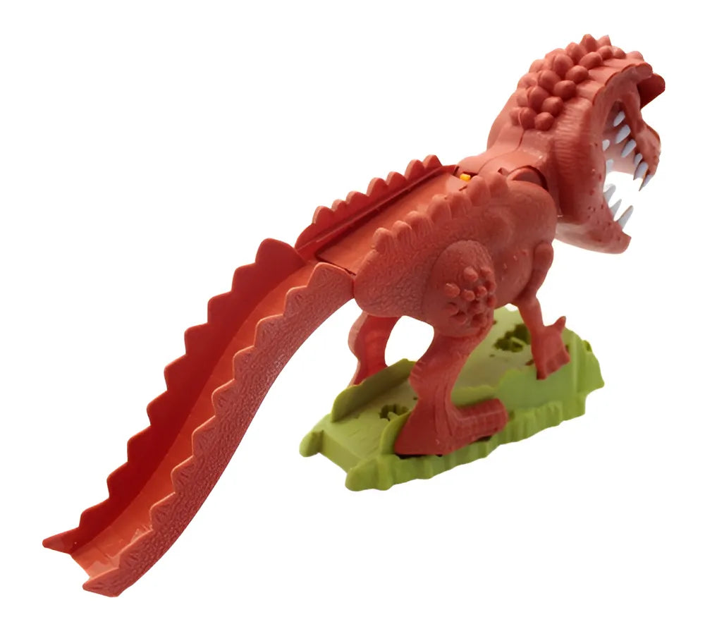 Pista Dinosaurio Lanza Carro Pikolin Toys Modelo 8899-91 Con Sonido Hot Wheels