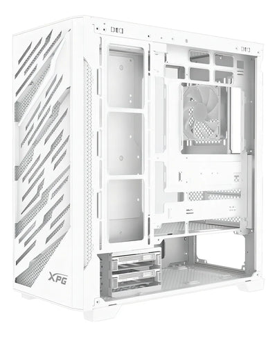Gabinete Xpg Starker Air Btf Wh Cristal Templado Argb Led Color Blanco