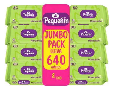 Pañitos Humedos Pequeñin 640und Tollitas Humedas Bebe Pañito
