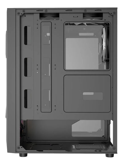 Chasis Gabinete Caja Gamer Iceberg Flow D Negro 4 Fan Argb