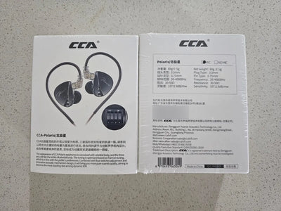 Audifonos in-ear Cca polaris color negro con micrófono