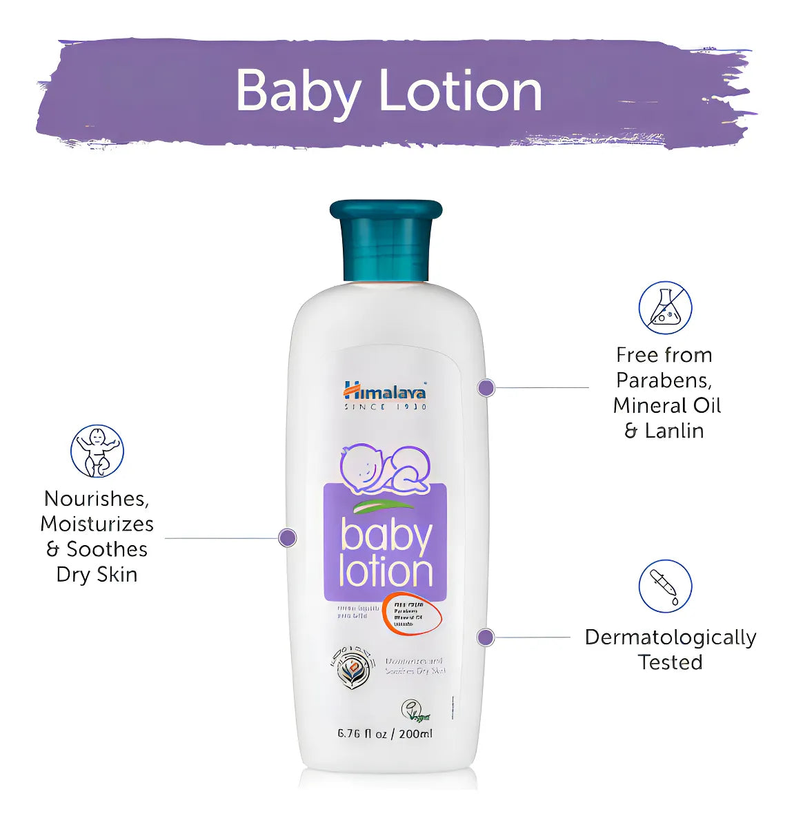 Loción Para Bebés Himalaya Con Aceite De Oliva Y Aceit