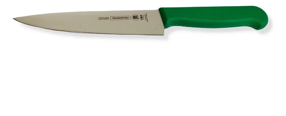 Cuchillo 6 Pulgadas Chef Master Profesional Tramontina 24620 Color Verde