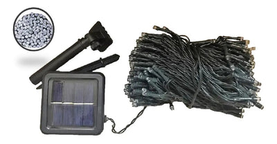 Extension Navideña Blanco Recarga Solarmente 100 Led