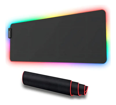 Mouse Pad Gamer 80x30cm Negro Antideslizante