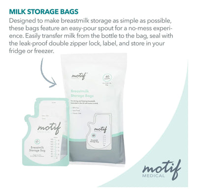 Motif Medical, Bolsas De Almacenamiento De Leche, Bolsa De C
