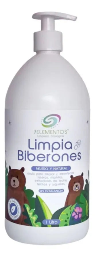 Jabón líquido 7 Elementos Limpieza Ecológica 2024 fragancia neutra con dosificador 1 L