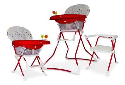 Comedor Y Silla De Niño Badala Ebaby Color Rojo