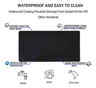 Mouse Pad Xxl 800x400mm Negro
