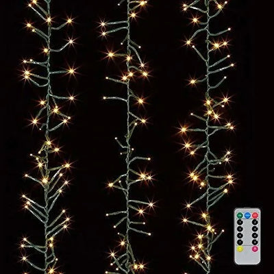 Cluster De Navidad Guirnalda De Luces Funciona Con Pilas 15