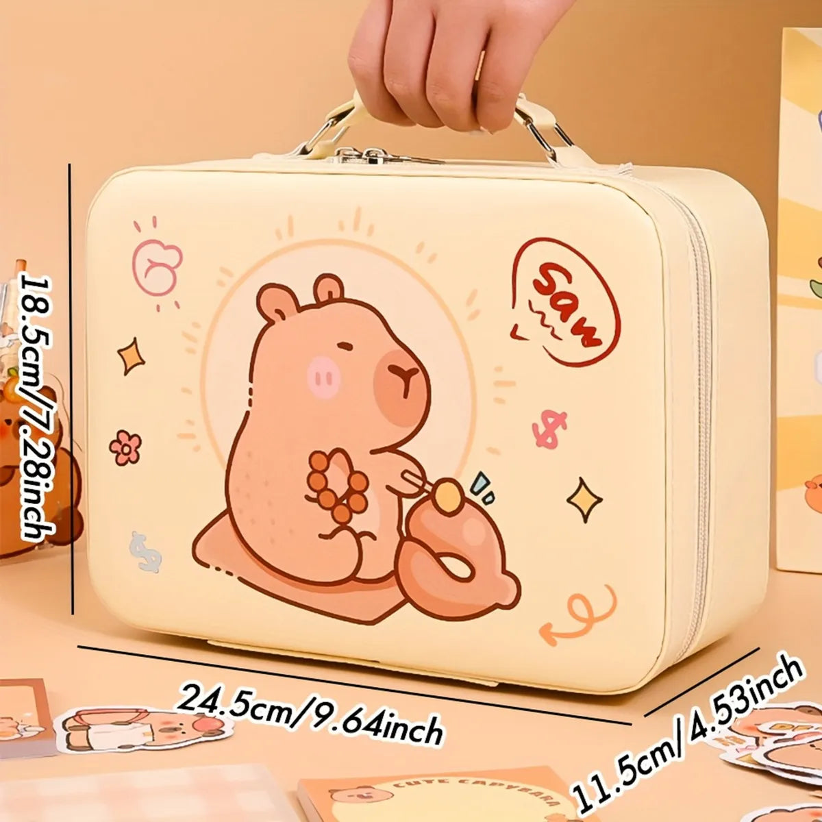 Kit Escolar Oficina Chigüiro Papelería Capibara Regalo Cumpl