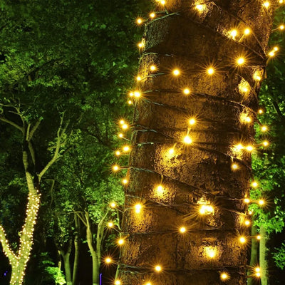 Instalación Navideña Decoración 300 Luces Cálidas Arbolito