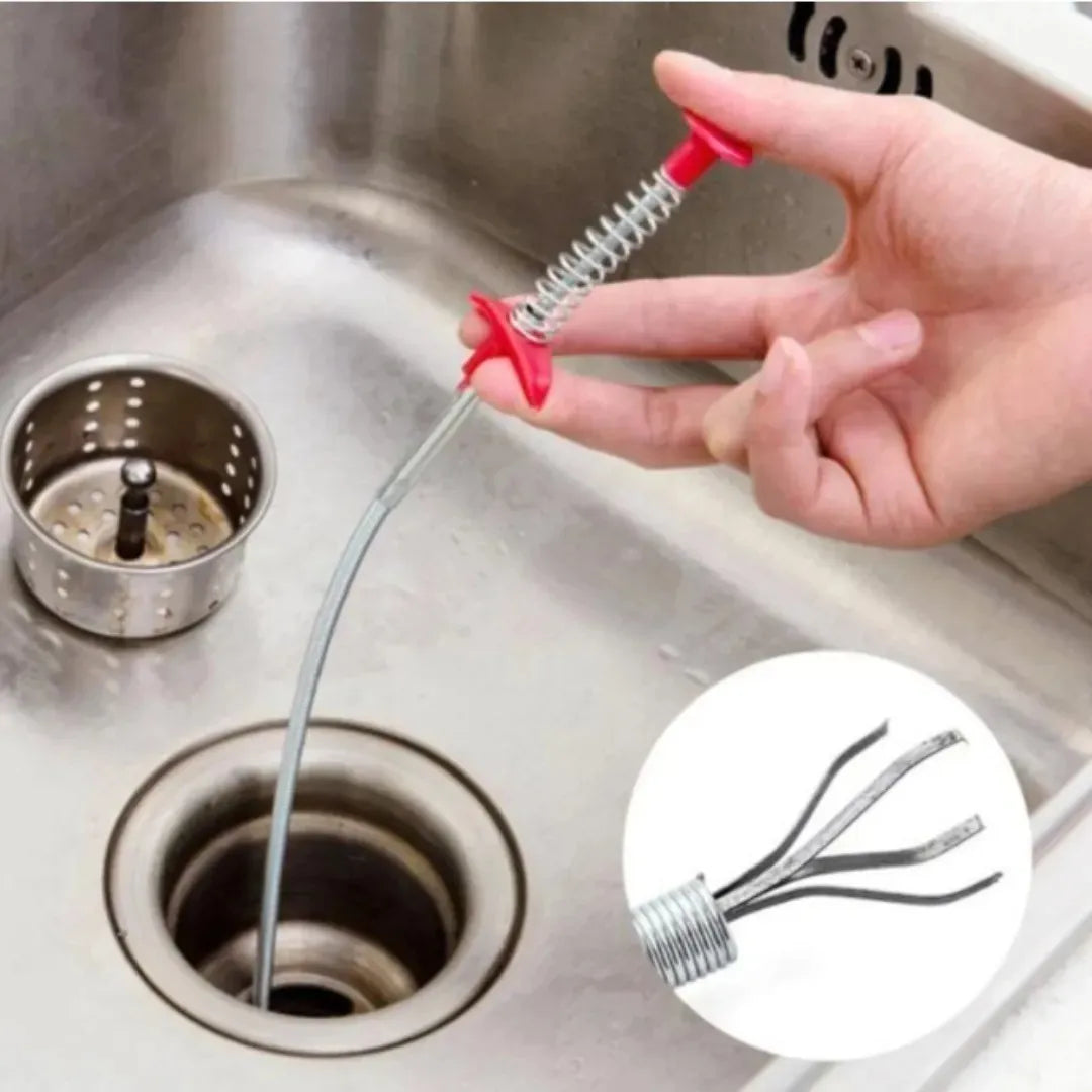 Sonda Destapa Cañería Lavamanos, Baños, Tinas, Duchas