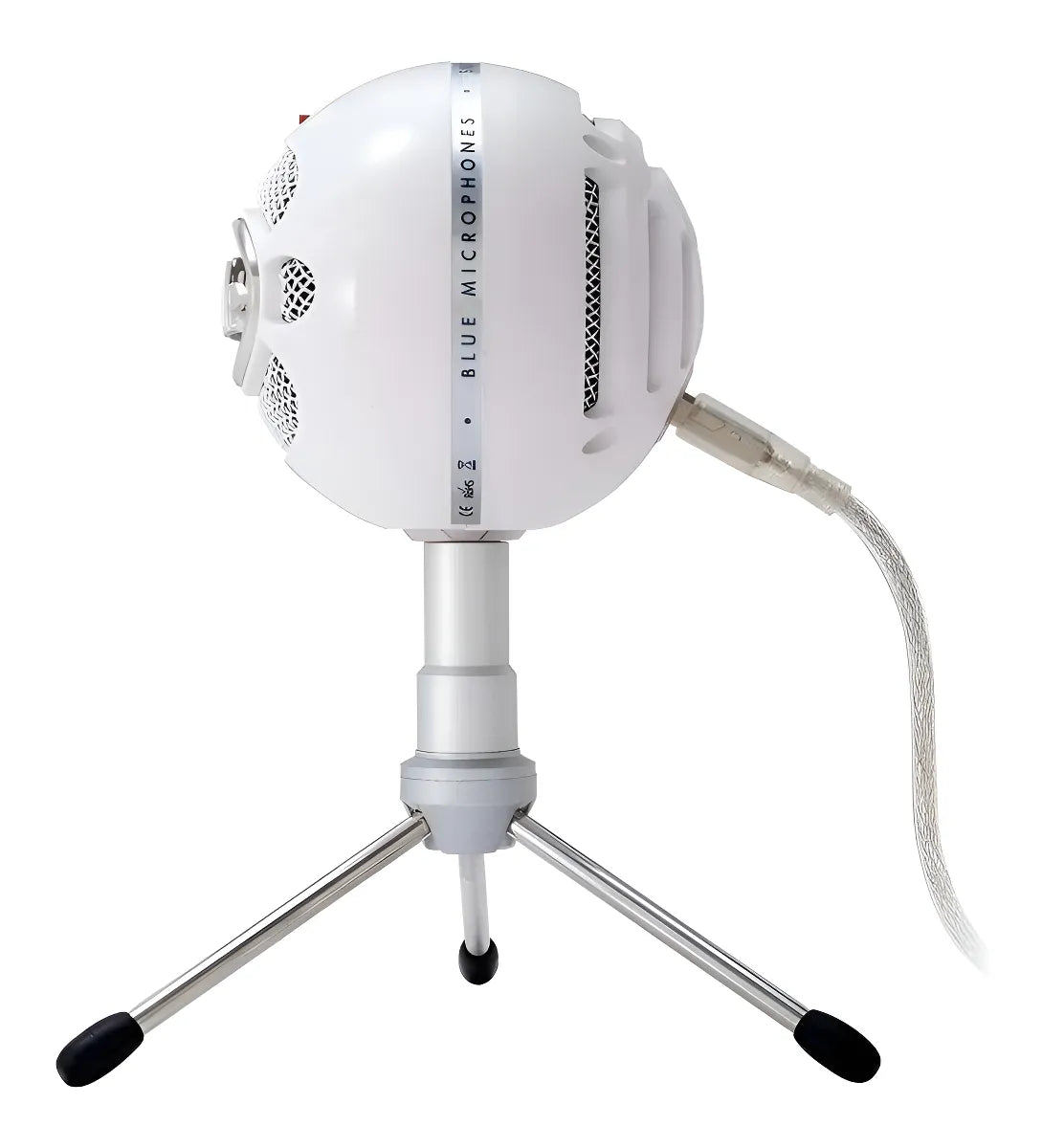 Micrófono Blue Snowball Ice Condensador Cardioide color blancoS