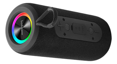 Parlante Bluetooth Tws Portatil Radio Usb Microfono Bowmann Color Negro