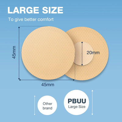 Pbuu Fundas Para Pezones Para Hombres, 100 Unidades (50 Pare