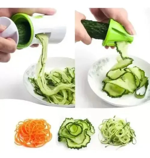 Rebanador Verduras 3 En 1 Rallador Cortador Rebanador Blanco