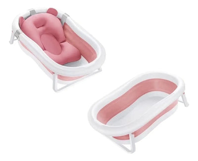Planet Home Baño 2022 Bañera Tina Plegable Para Bebé Rosa Bañera
