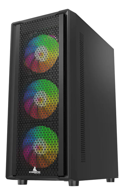 Gabinete Gamer Iceberg Flow C Negro 6 Fans Argb
