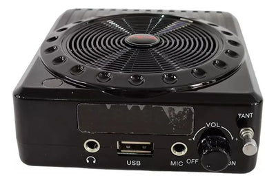 Parlante Portátil Micrófono Amplificador Bluetooth Radio Sd