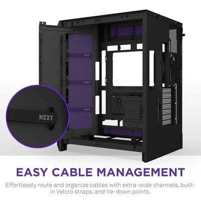 Nzxt H9 Flow (2025) Large Dual-chamber Atx Mid-tower Ai...