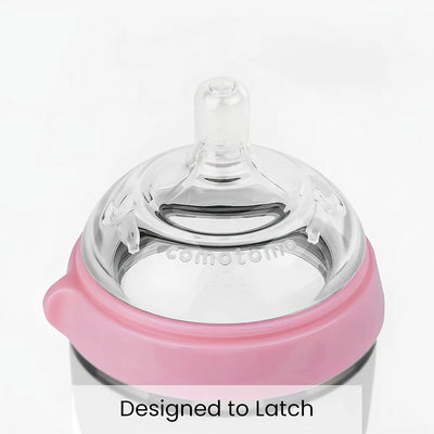 Comotomo Biberón Tacto Natural Flujo Medio 3-6 Meses 250 Ml